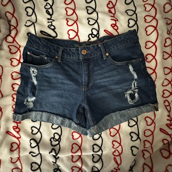 Pants - Women's Blue Denim Shorts